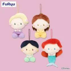 迪士尼公主 ぷくちーく 玩偶吊飾