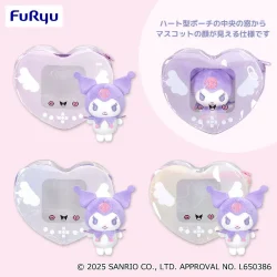 酷洛米 Emo可愛♡天使愛心收納包＆娃娃組合