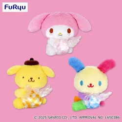 三麗鷗家族 系列 天使造型超大絨毛娃娃～布丁狗・美樂蒂・Usahana～