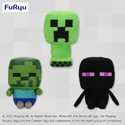 Minecraft Q版絨毛造型吊飾：苦力怕：殭屍：終界使者