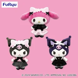 美樂蒂・酷洛米 天使×小惡魔貓 絨毛娃娃