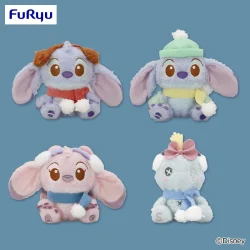 史迪奇 溫暖絨毛 雪日吊飾