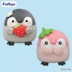 小企鵝 酷企鵝 草莓大號絨毛娃娃