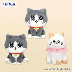 電視動畫《轉生為貓的中年大叔》坐姿絨毛玩偶