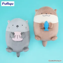 萬用可愛動物 漂浮BIG絨毛玩偶（海獺與水獺）