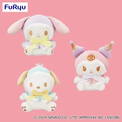 三麗鷗家族 彩色斗篷軟綿綿玩偶①