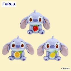 史迪奇 軟綿綿多種水果造型玩偶