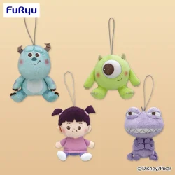 怪獸電力公司 復古造型 馬斯克吊飾