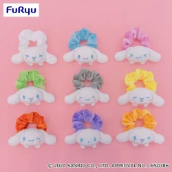 大耳狗 俏皮蓬鬆彩色髮圈～粉彩色～