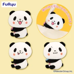 一起購物熊貓 一起去買東西玩偶