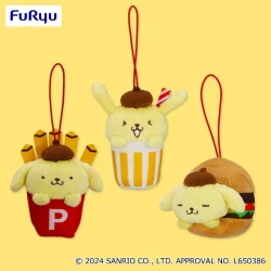 布丁狗 漢堡店吊飾