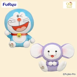 F90 大型絨毛玩偶～哆啦A夢／奇天烈貓娘～