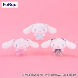 大耳狗 喜歡蝴蝶結！格紋絨毛玩偶