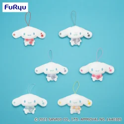 大耳狗 彩色雪花圍巾吊飾