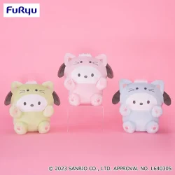 布丁狗 貓咪造型抱枕玩偶～布丁狗～