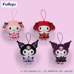 美樂蒂・酷洛米 經典蝴蝶結洋裝吊飾