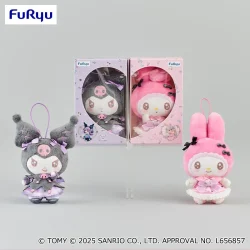 LiccA×美樂蒂 酷洛米 玩具箱造型吊飾