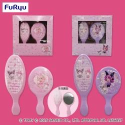 LiccA×美樂蒂 酷洛米 變身鏡子＆梳子套組