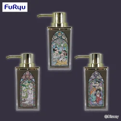 米奇&好朋友 彩繪玻璃風格萬聖夜 玻璃彩繪風洗手乳壓瓶