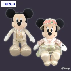 米奇&米妮 彩繪玻璃風格萬聖夜 BIG絨毛玩偶