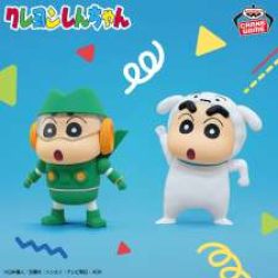 蠟筆小新 變裝小新公仔~動感超人小新&小白裝扮小新~ 蠟筆小新 變裝小新公仔~動感超人小新&小白裝扮小新~