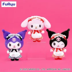 美樂蒂・酷洛米 格紋女僕布偶