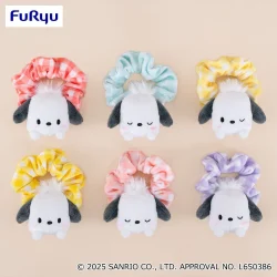 帕恰狗 格紋蝴蝶結髮圈