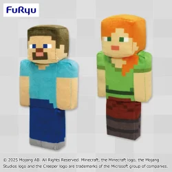 Minecraft 史蒂夫＆亞歷克斯玩偶