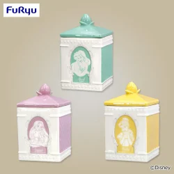 迪士尼公主 復古風陶瓷收納小物盒