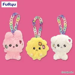 可愛造型絨毛娃娃吊飾（附鍊）