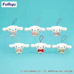 大耳狗 彩色花呢蝴蝶結吊飾