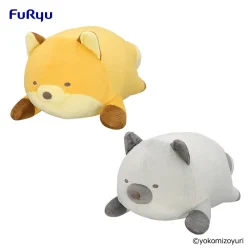 什麼都能變的生物 懶懶狐狸與銀狐特大懶骨頭娃娃