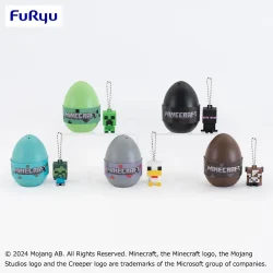 我的世界 蛋型扭蛋入迷你橡膠公仔
