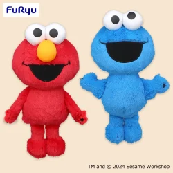 芝麻街 牽手超大玩偶