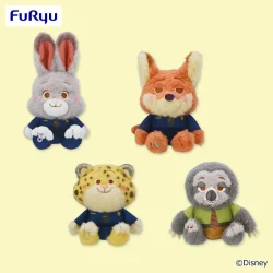 動物方城市 毛絨娃娃吊飾