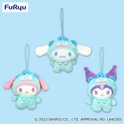 三麗鷗家族系列 人魚漢頓穿布偶吊飾
