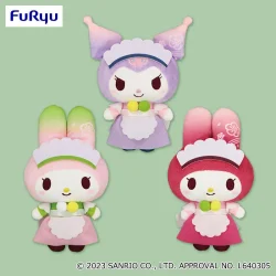 美樂蒂・酷洛米 日式咖啡風絨毛娃娃