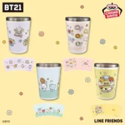 BT21 minini happy Flower 不鏽鋼多功能隨行杯