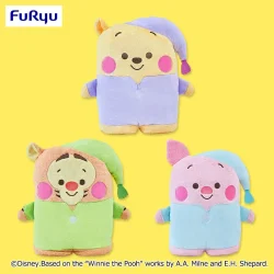くまのプーさん ハイパーBIG！ならべてどーみぃふれんずぬいぐるみ～パジャマスタイル～