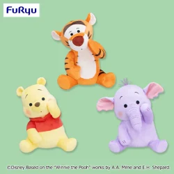 くまのプーさん こてっとぺったん きょとん顔BIGぬいぐるみ