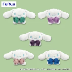 シナモロール おめかしキラキラぬいぐるみ～カラフルリボン～