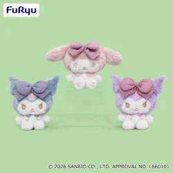 マイメロディ・クロミ おめかしキラキラぬいぐるみ～ビッグリボン～