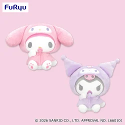 マイメロディ・クロミ おねむなBIGぬいぐるみ