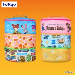 ズートピア 大きな三段収納バスケット