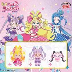和妳一起的偶像Precure♪ 軟綿綿圓滾滾 療癒臉絨毛玩偶vol.2