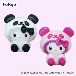 熊貓 Hello Kitty 閃閃♡BIG 絨毛玩偶