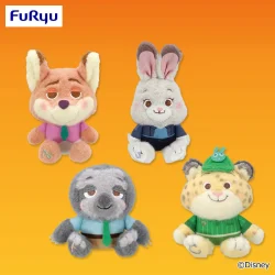 動物方城市2 毛絨吊飾～尼克・茱蒂・克勞哈爾澤・樹懶閃電～