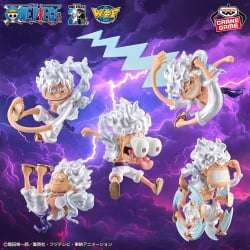 海賊王 世界收藏景品公仔-蒙其・D・魯夫 五檔 SPECIAL-金屬色版