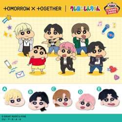 TOMORROW X TOGETHER 蠟筆小新 絨毛徽章