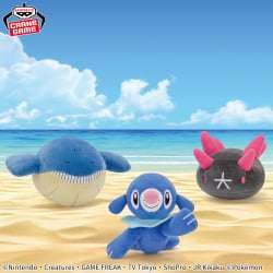 寶可夢 絨毛玩偶～吼吼鯨、球球海獅、拳海參～